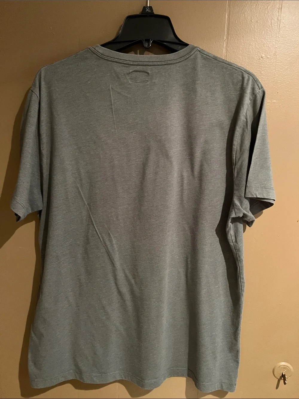 J. Crew Olive Gray Graphic Beer Mug Tee Sz XL